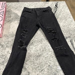 Black American Eagle Skinny Jeans